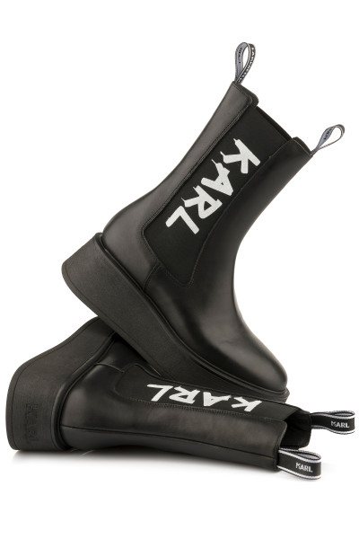 BOKACIPŐ KARL LAGERFELD ZEPHYR MIDI GORE BOOT - Kép 1