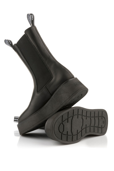 BOKACIPŐ KARL LAGERFELD ZEPHYR MIDI GORE BOOT - Kép 4