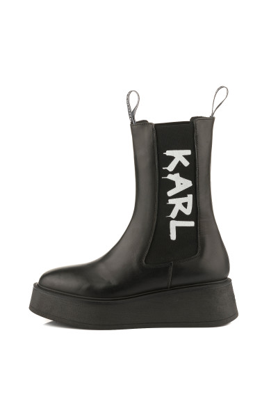 BOKACIPŐ KARL LAGERFELD ZEPHYR MIDI GORE BOOT - Kép 5