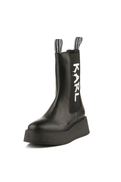 BOKACIPŐ KARL LAGERFELD ZEPHYR MIDI GORE BOOT - Kép 6