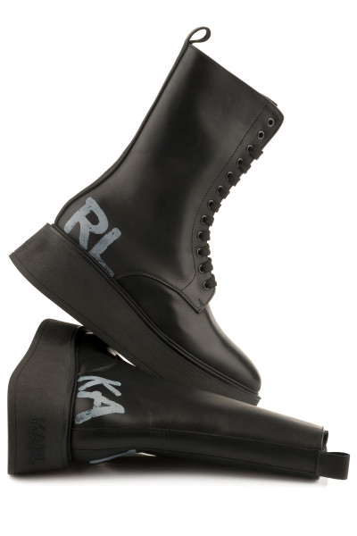 ČLENKOVÁ OBUV KARL LAGERFELD ZEPHYR HI LACE BOOT - Fotografia č. 3