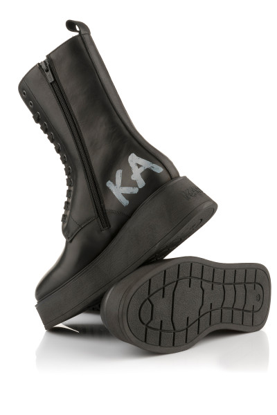 ČLENKOVÁ OBUV KARL LAGERFELD ZEPHYR HI LACE BOOT - Fotografia č. 4