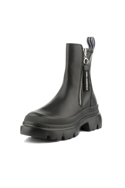 BOKACIPŐ KARL LAGERFELD TREKKA MAX HI ANKLE ZIP BOOT - Kép 6