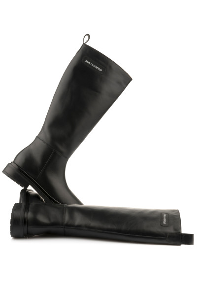CIZMA KARL LAGERFELD BINKY HIGH LEG BOOT - Kép 3