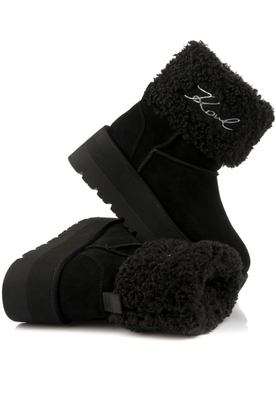 HÓCZIZMA KARL LAGERFELD SKYLAR SIGNIA KOLLAR MID BOOT - Kép 1