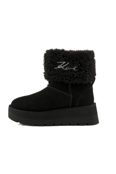 HÓCZIZMA KARL LAGERFELD SKYLAR SIGNIA KOLLAR MID BOOT - Kép 5