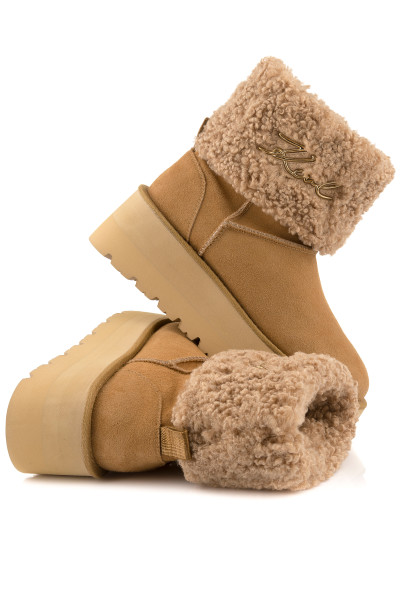 HÓCZIZMA KARL LAGERFELD SKYLAR SIGNIA KOLLAR MID BOOT - Kép 1