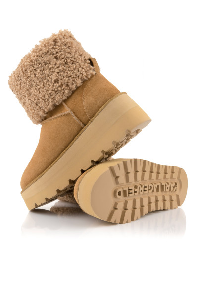 HÓCZIZMA KARL LAGERFELD SKYLAR SIGNIA KOLLAR MID BOOT - Kép 4