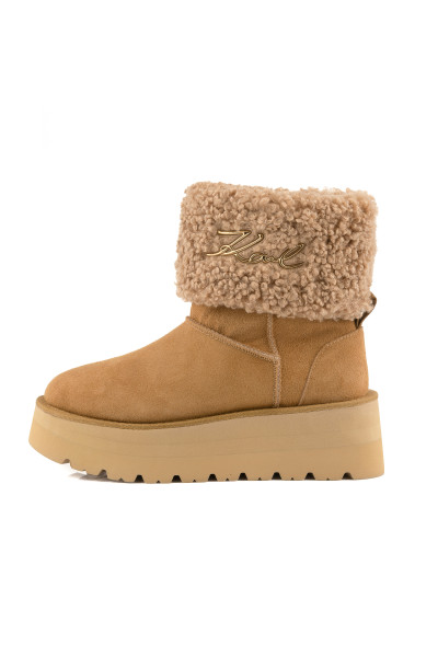 HÓCZIZMA KARL LAGERFELD SKYLAR SIGNIA KOLLAR MID BOOT - Kép 5