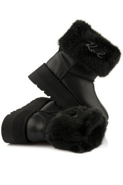 SNĚHULE KARL LAGERFELD SKYLAR SIGNIA KOLLAR MID BOOT - Fotografie č. 1