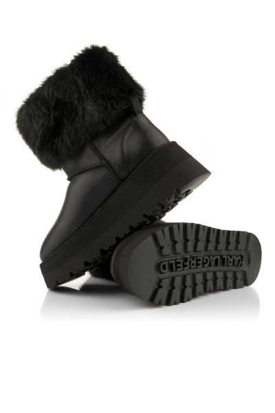 SNĚHULE KARL LAGERFELD SKYLAR SIGNIA KOLLAR MID BOOT - Fotografie č. 4