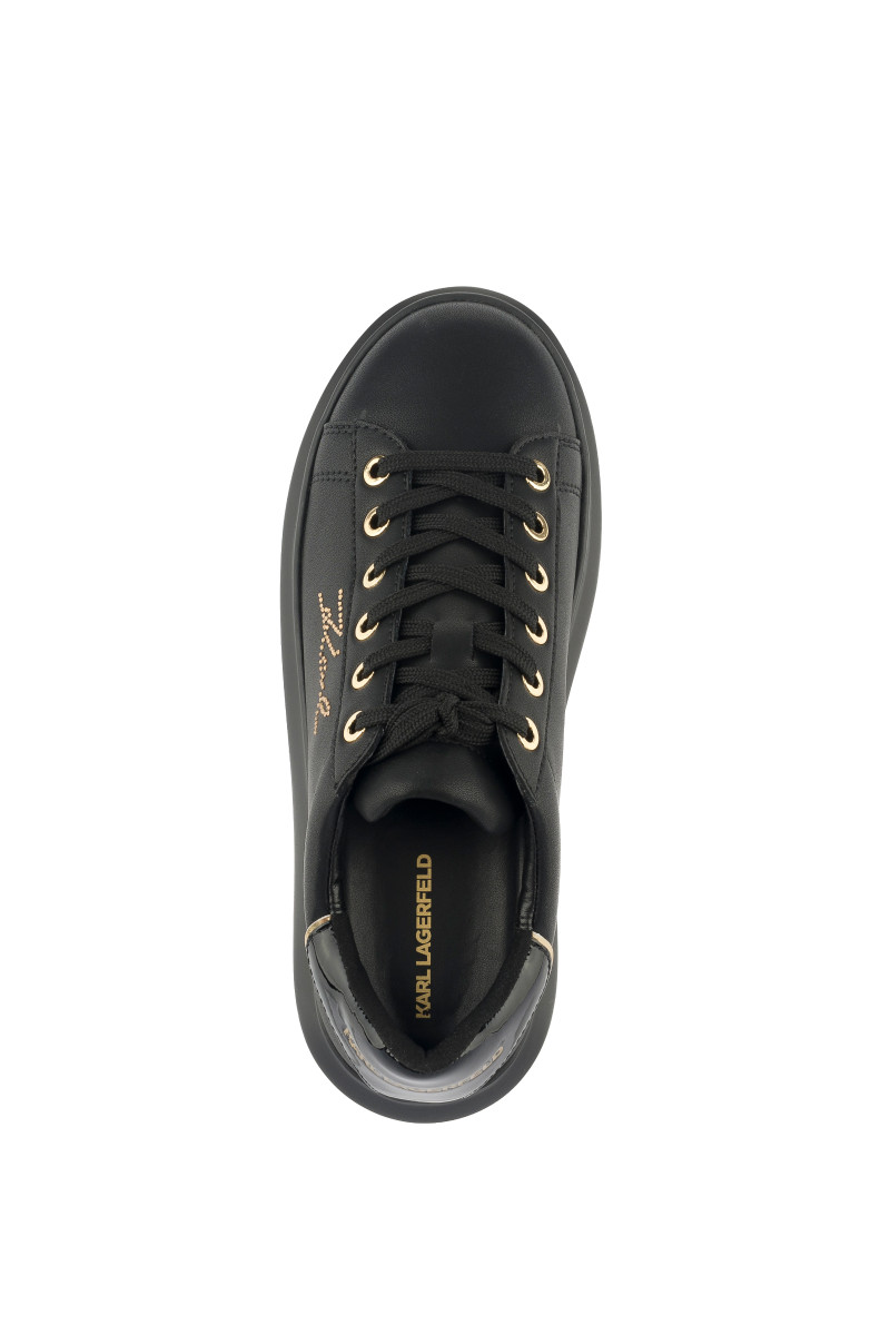 Tenisky Karl Lagerfeld Kapri Rhinestone Karl Trim Black Lthr W/Gold