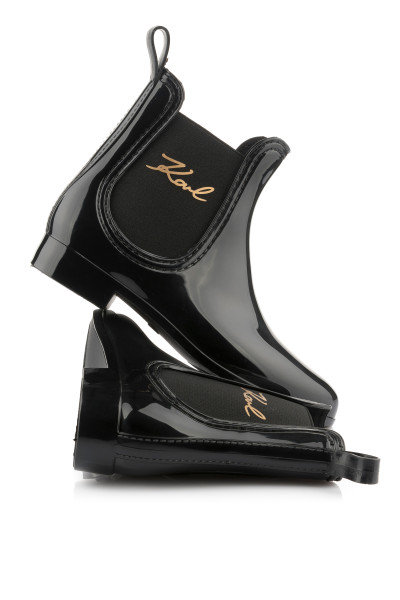 HOLÍNKY KARL LAGERFELD KALOSH II KARL SIGNIA ANKLE BT - Fotografie č. 3