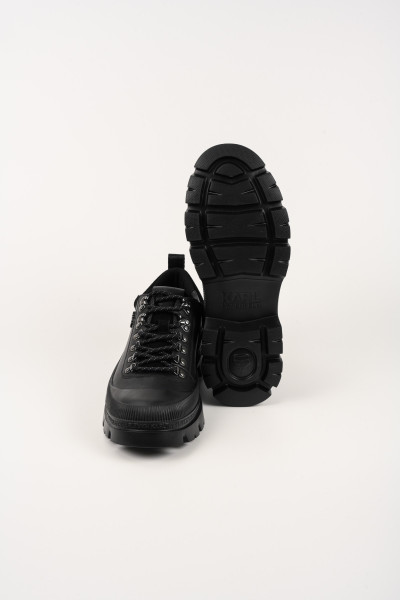 PLATFORM CIPŐ KARL LAGERFELD JEANS TREKKA MENS HIKER LACE SHOE - Kép 2