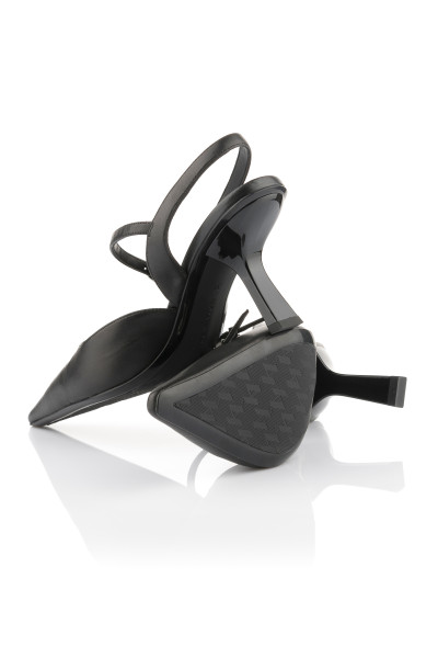 KÖRÖMCIPŐ KARL LAGERFELD JEANS KARMEL SLING STRAP PUMP - Kép 4