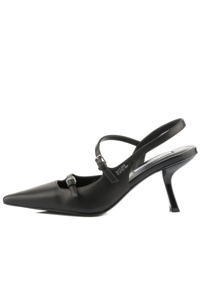 KÖRÖMCIPŐ KARL LAGERFELD JEANS KARMEL SLING STRAP PUMP - Kép 5