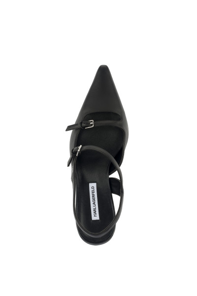KÖRÖMCIPŐ KARL LAGERFELD JEANS KARMEL SLING STRAP PUMP - Kép 7
