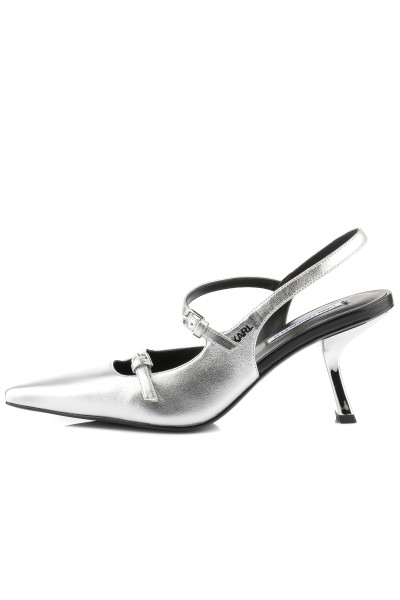 KÖRÖMCIPŐ KARL LAGERFELD JEANS KARMEL SLING STRAP PUMP - Kép 5