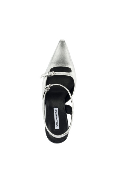 KÖRÖMCIPŐ KARL LAGERFELD JEANS KARMEL SLING STRAP PUMP - Kép 7