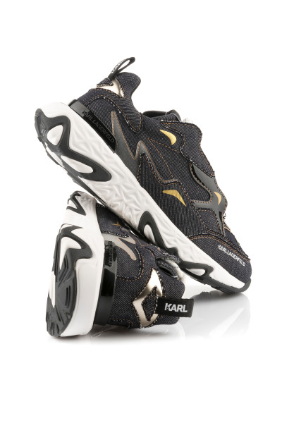 SPORTCIPŐ KARL LAGERFELD JEANS BLAZE STRIKE DENIM MIX - Kép 3