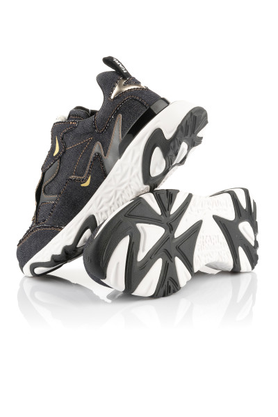 SPORTCIPŐ KARL LAGERFELD JEANS BLAZE STRIKE DENIM MIX - Kép 4