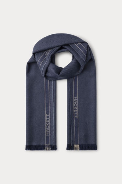 ŠÁL HACKETT LONDON HBONE SELVEDGE SCARF - Fotografia č. 1