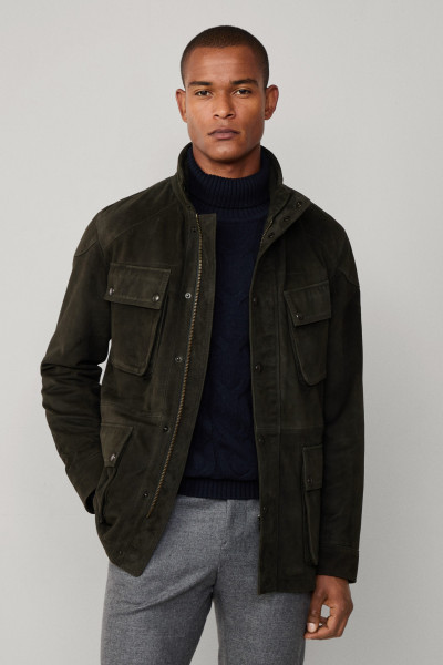 BUNDA HACKETT LONDON SUEDE 4 PKT VELO - Fotografia č. 3