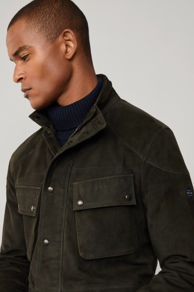 BUNDA HACKETT LONDON SUEDE 4 PKT VELO - Fotografia č. 2