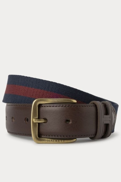 OPASEK HACKETT LONDON COTTON STRIPE BELT - Fotografie č. 1