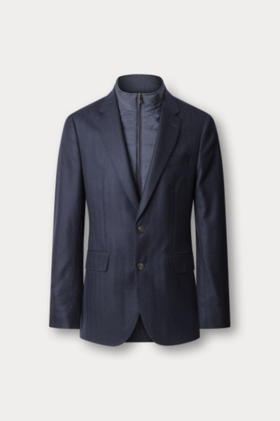 SAKO HACKETT LONDON FLAN HBONE BIB - Fotografia č. 11