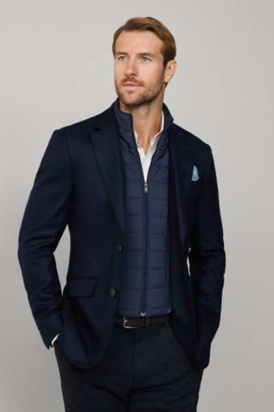 SAKO HACKETT LONDON FLAN HBONE BIB - Fotografia č. 4