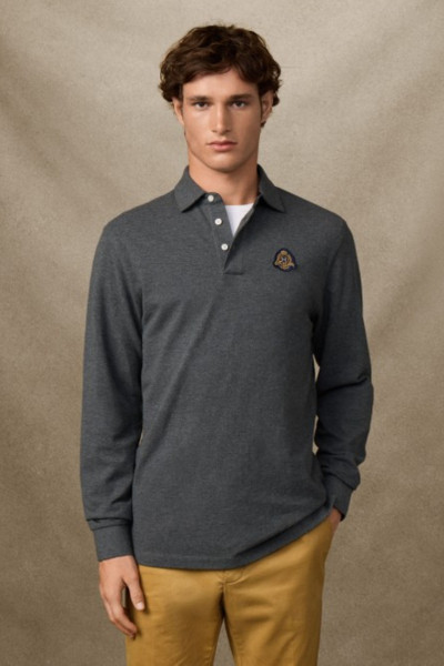 POLOKOŠILE HACKETT LONDON HERITAGE CREST LGO LS - Fotografie č. 5