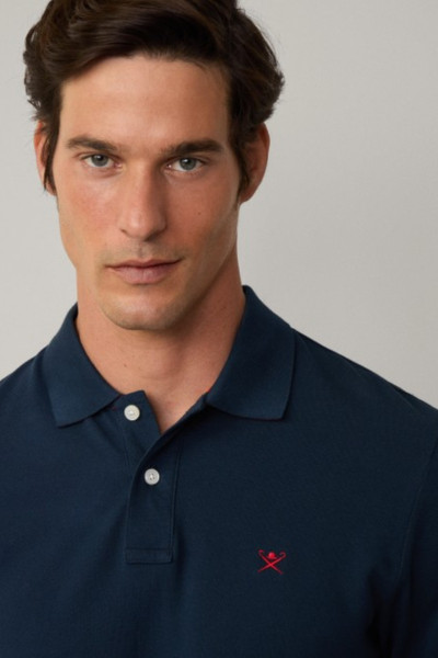 PÓLÓ HACKETT LONDON SLIM FIT LOGO LS - Kép 5