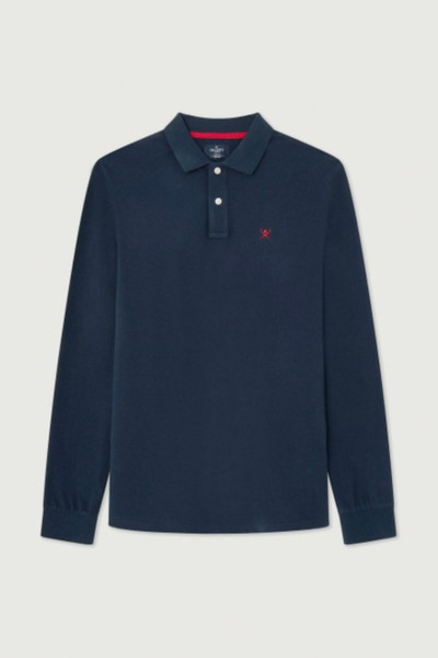 PÓLÓ HACKETT LONDON SLIM FIT LOGO LS - Kép 9
