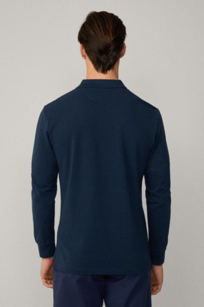 PÓLÓ HACKETT LONDON SLIM FIT LOGO LS - Kép 4