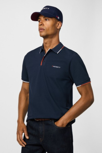 PÓLÓ HACKETT LONDON HS TIPPED CLR PLACKET - Kép 5