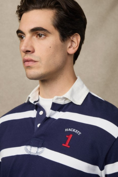 PÓLÓ HACKETT LONDON HERITAGE NBR STR RBY - Kép 6