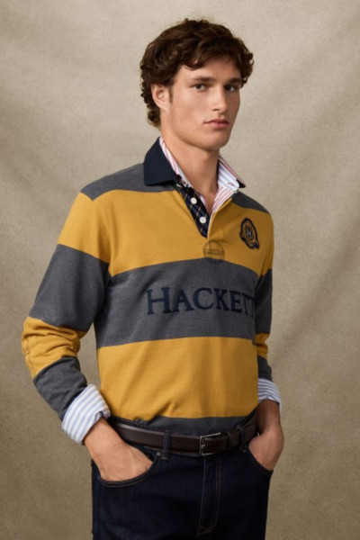 PÓLÓ HACKETT LONDON HERITAGE CREST STRIPE - Kép 5
