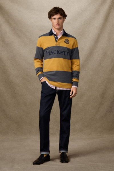 PÓLÓ HACKETT LONDON HERITAGE CREST STRIPE - Kép 2