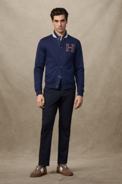 MELEGÍTŐ FELSŐ HACKETT LONDON HERITAGE H VARSITY - Kép 2