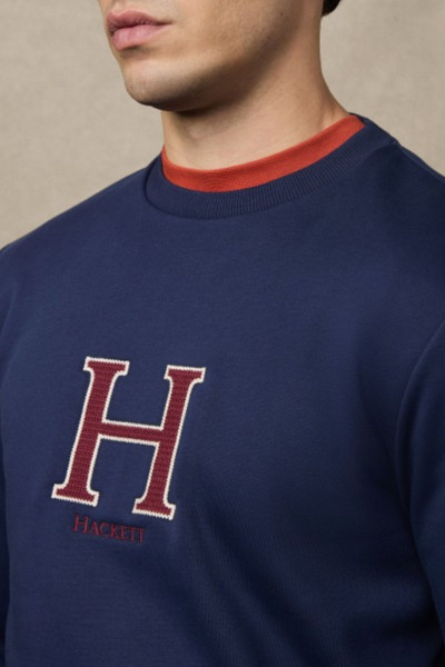 MELEGÍTŐ FELSŐ HACKETT LONDON HERITAGE H CREW - Kép 6