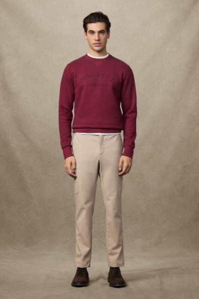 MELEGÍTŐ FELSŐ HACKETT LONDON HERITAGE ESS AW CREW - Kép 3