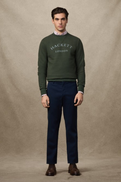 MELEGÍTŐ FELSŐ HACKETT LONDON HERITAGE ESS AW CREW - Kép 3