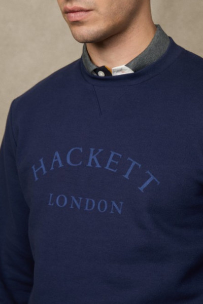 MELEGÍTŐ FELSŐ HACKETT LONDON HERITAGE ESS AW CREW - Kép 6