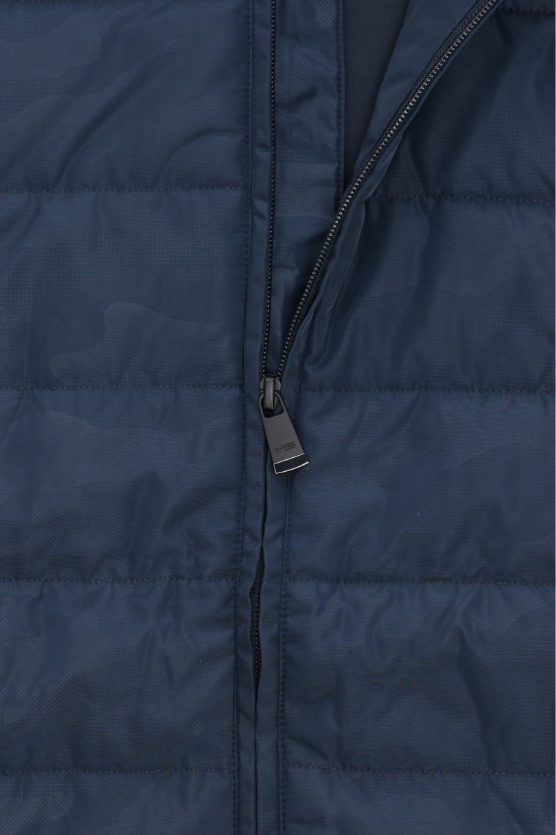 Mikina Hackett London Hs Camo Hybrid Fz Hdy Navy