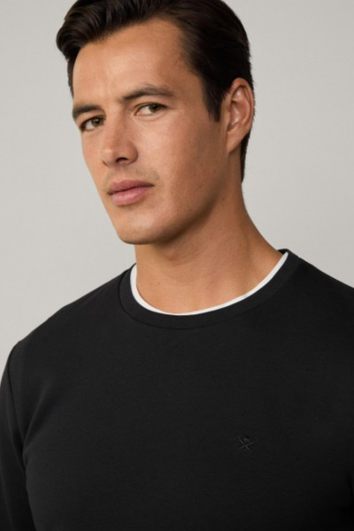 MELEGÍTŐ FELSŐ HACKETT LONDON DOUBLE KNIT CREW - Kép 4