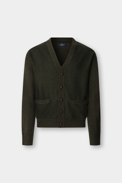 PULÓVER HACKETT LONDON POW CARDI HYBRID - Kép 7