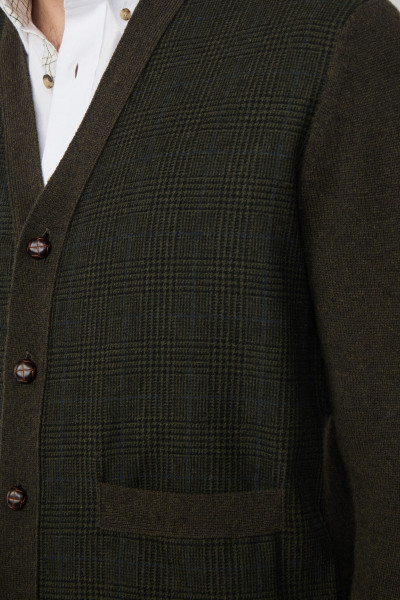 PULÓVER HACKETT LONDON POW CARDI HYBRID - Kép 9