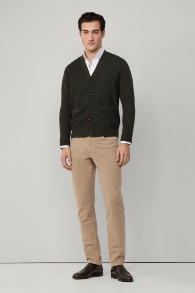 PULÓVER HACKETT LONDON POW CARDI HYBRID - Kép 4