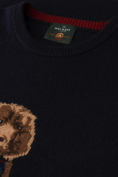 SVETR HACKETT LONDON HARRY KNIT CREW - Fotografie č. 9